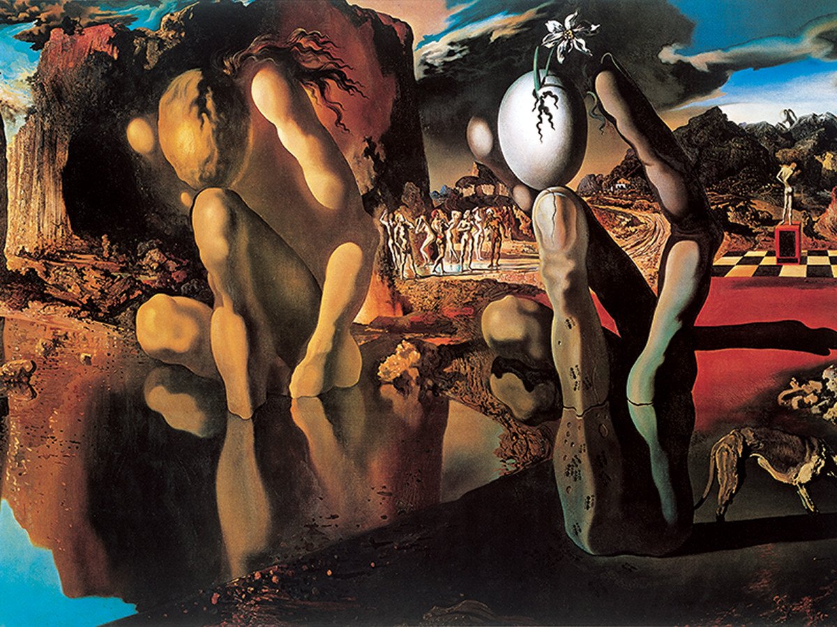 Metamorphosis of Narcissus by Salvador Dali